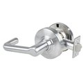 Schlage Grade 1 Exit Lock, Tubular Lever, Non-Keyed, Satin Chrome Finish, Non-Handed ND25D TLR 626